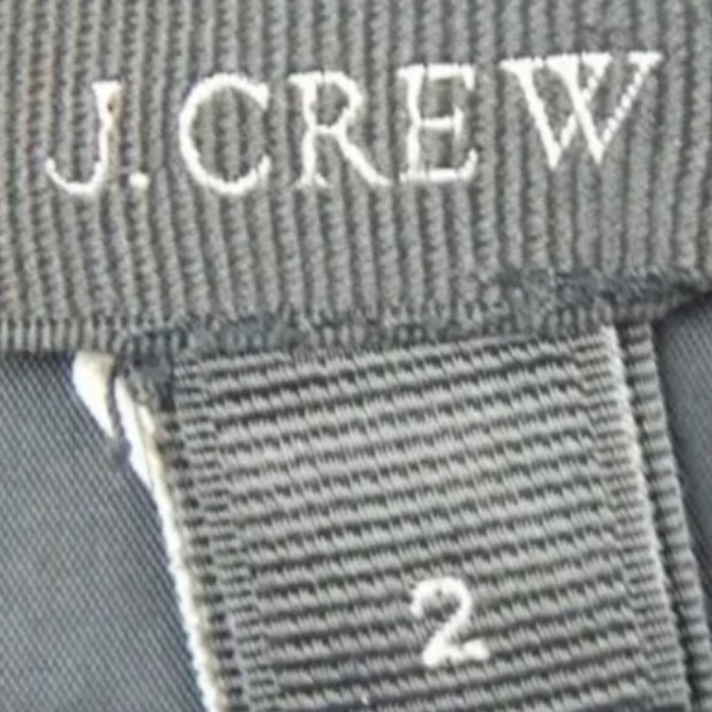 J Crew Women's Black and Gray Checkered Flutter A-Line Dress Ponte Wool Blend - Picture 3 of 4